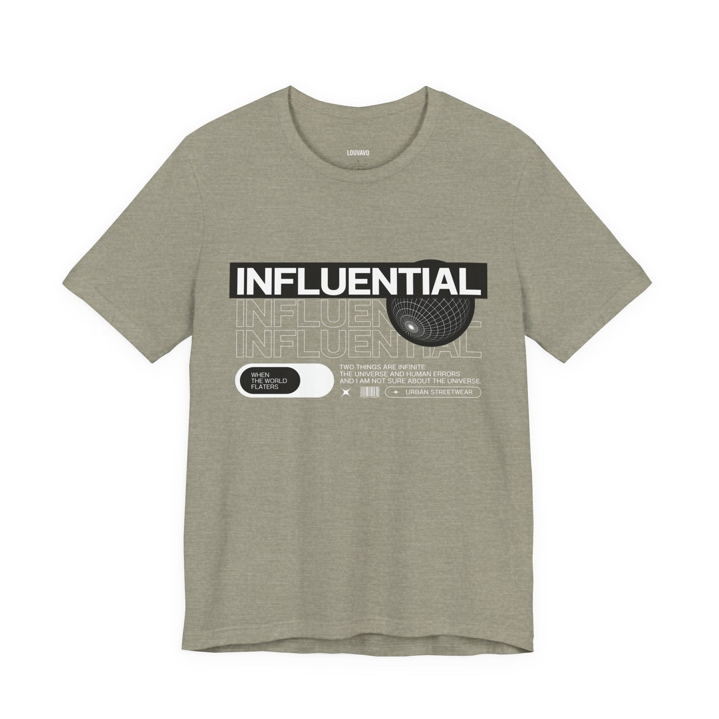Influential Unisex Jersey Tee - Bold Statement Shirt for Trendsetters, Casual Wear, Gift for Friends, Cool Graphic Top