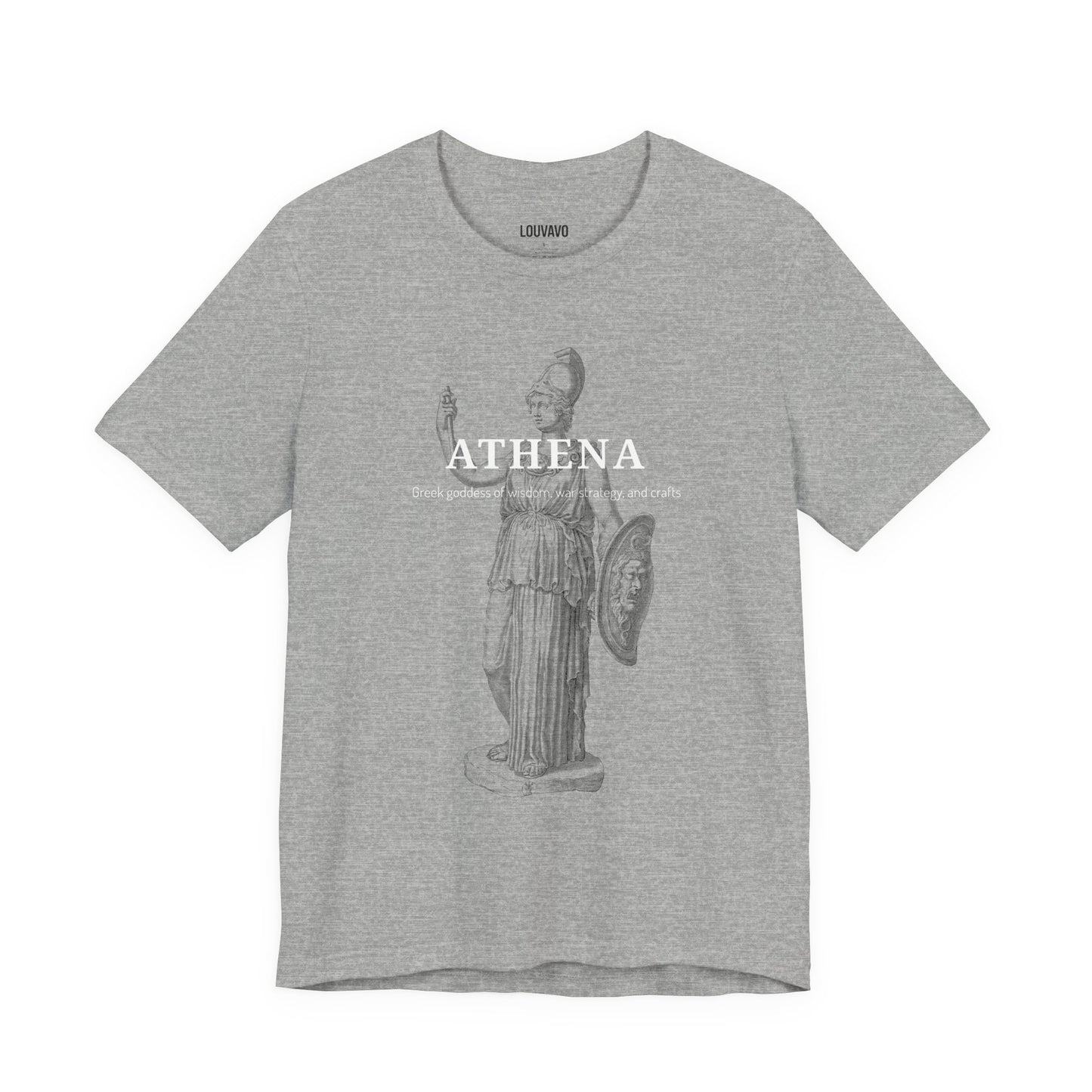 Athena T-Shirt, Greek Goddess of Wisdom Graphic Tee, Mythology Inspired Shirt, Art Lover Gift