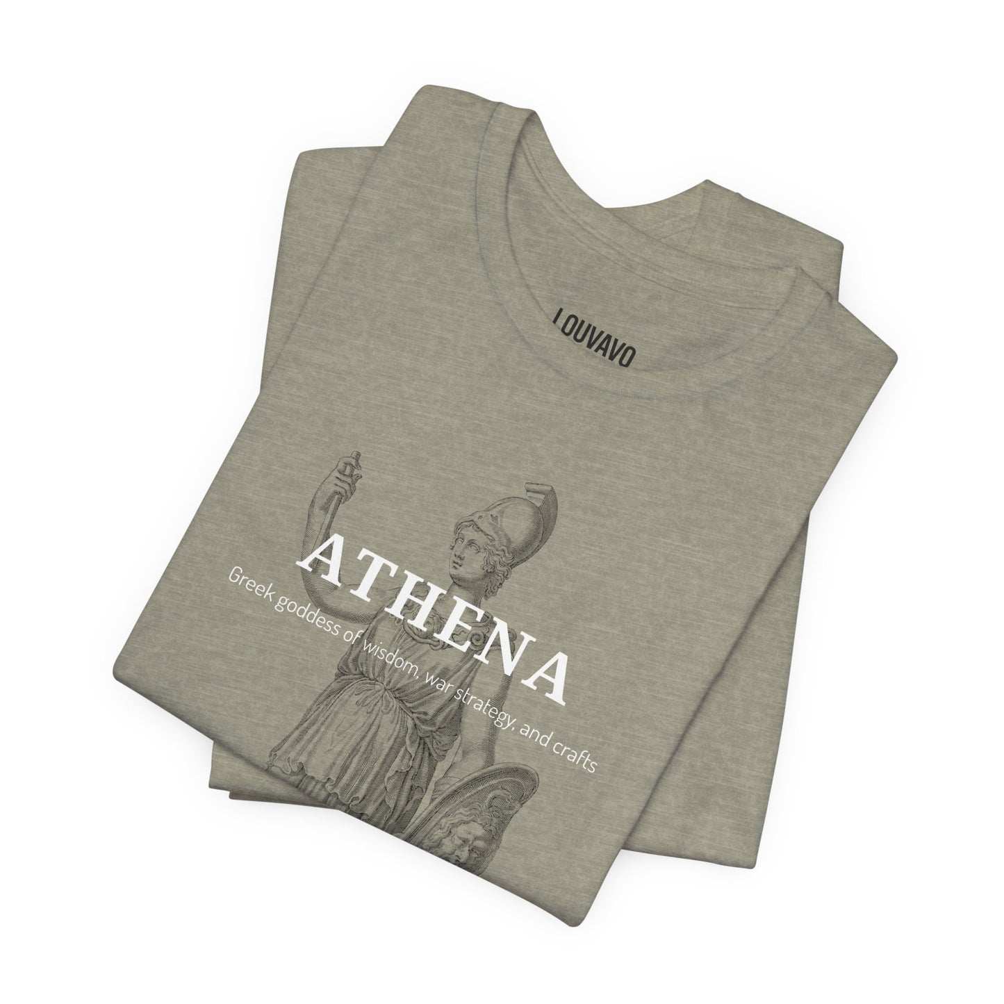 Athena T-Shirt, Greek Goddess of Wisdom Graphic Tee, Mythology Inspired Shirt, Art Lover Gift
