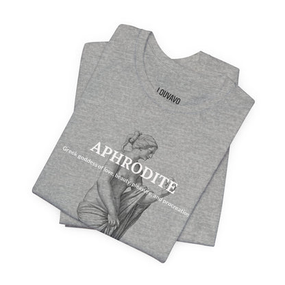 Aphrodite Inspired Unisex T-Shirt, Greek Mythology Graphic Tee, Minimalist Streetwear, Art Lover Gift