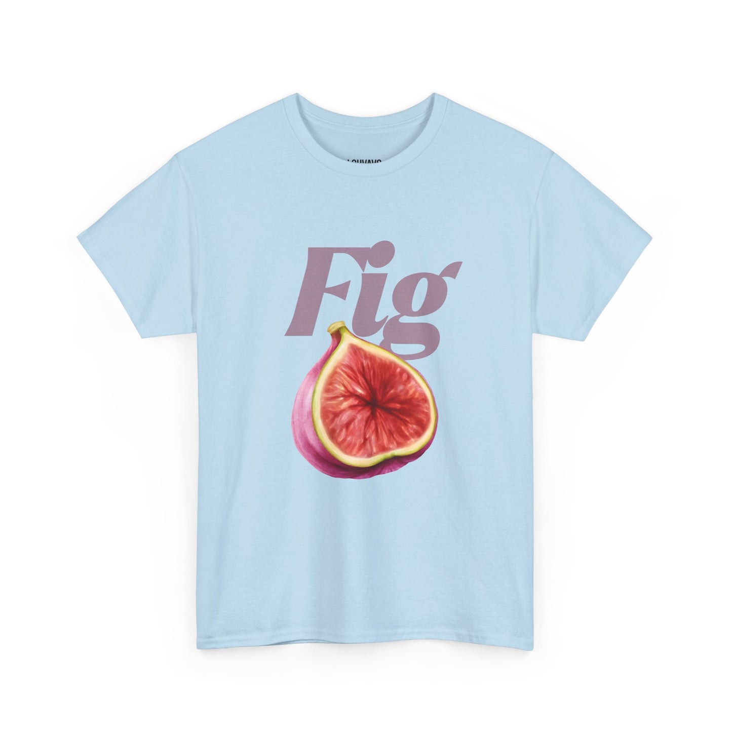 Fig Graphic Tee, Unisex Cotton Shirt, Casual Summer Wear, Gift for Fruit Lovers, Trendy Fashion Top