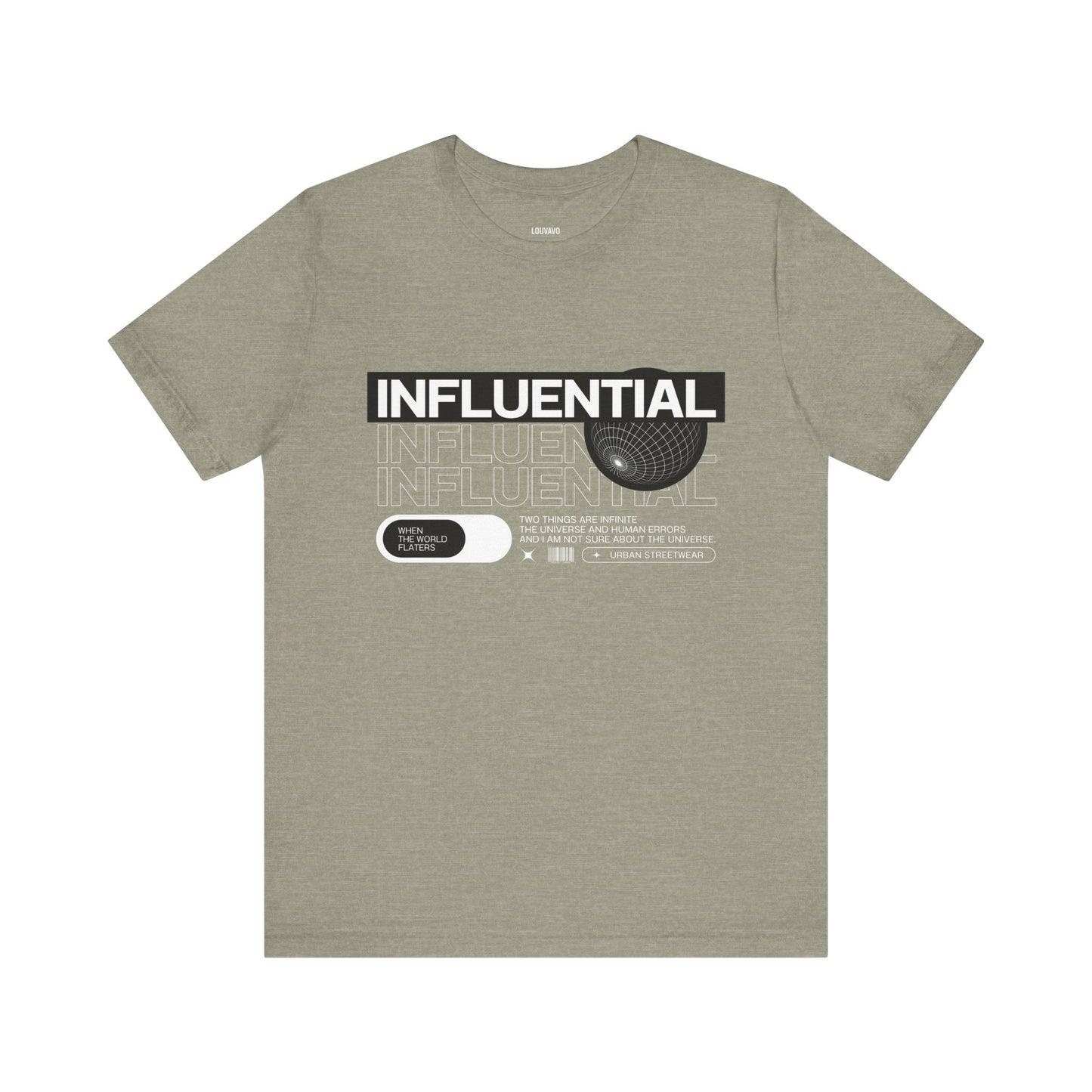Influential Unisex Jersey Tee - Bold Statement Shirt for Trendsetters, Casual Wear, Gift for Friends, Cool Graphic Top