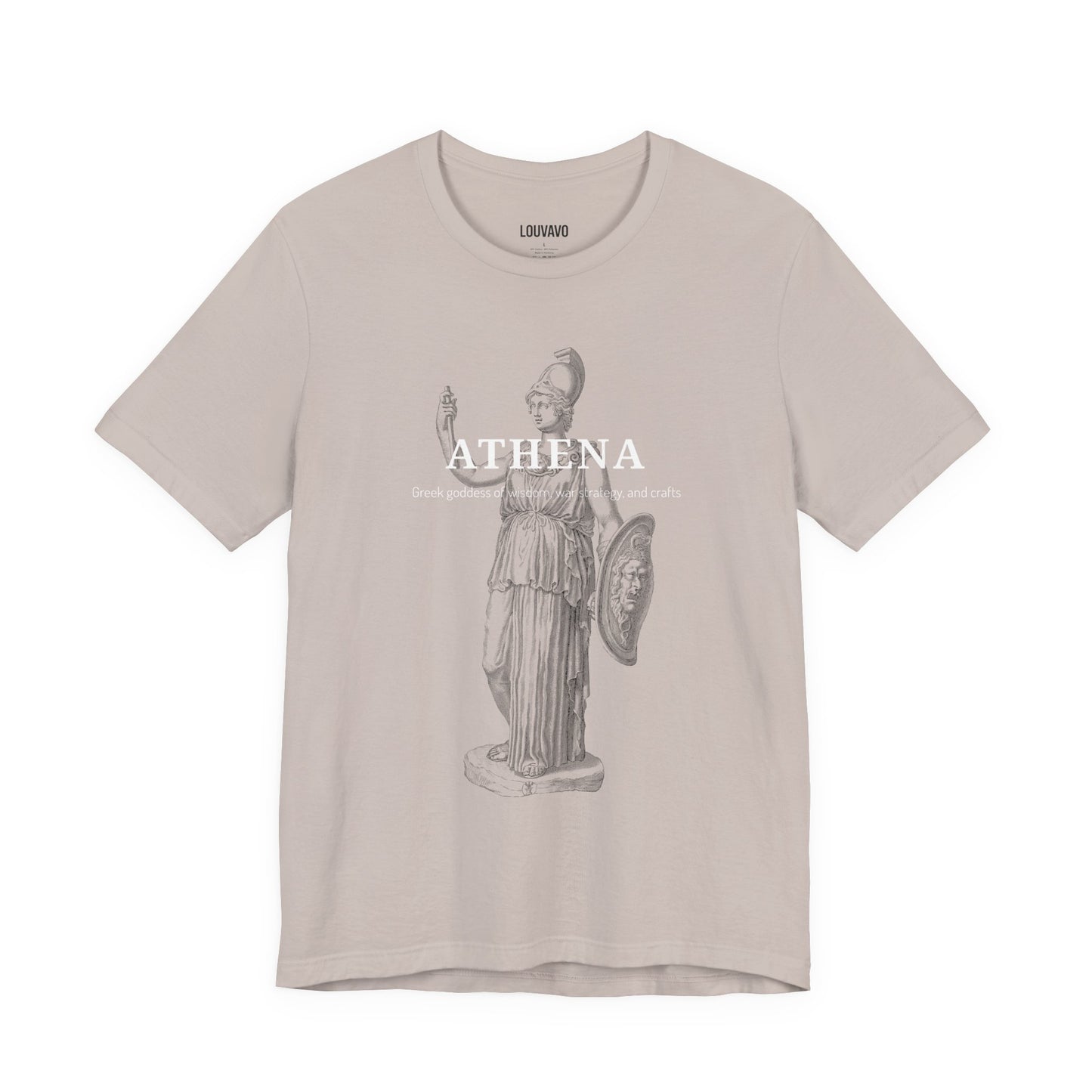 Athena T-Shirt, Greek Goddess of Wisdom Graphic Tee, Mythology Inspired Shirt, Art Lover Gift