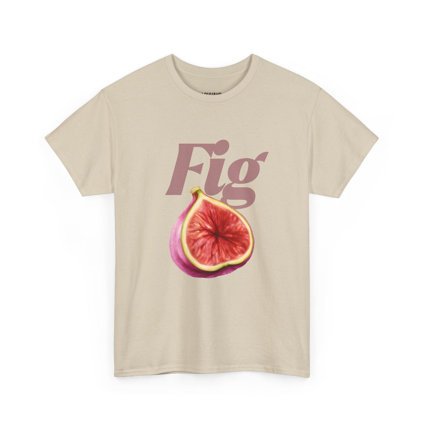 Fig Graphic Tee, Unisex Cotton Shirt, Casual Summer Wear, Gift for Fruit Lovers, Trendy Fashion Top