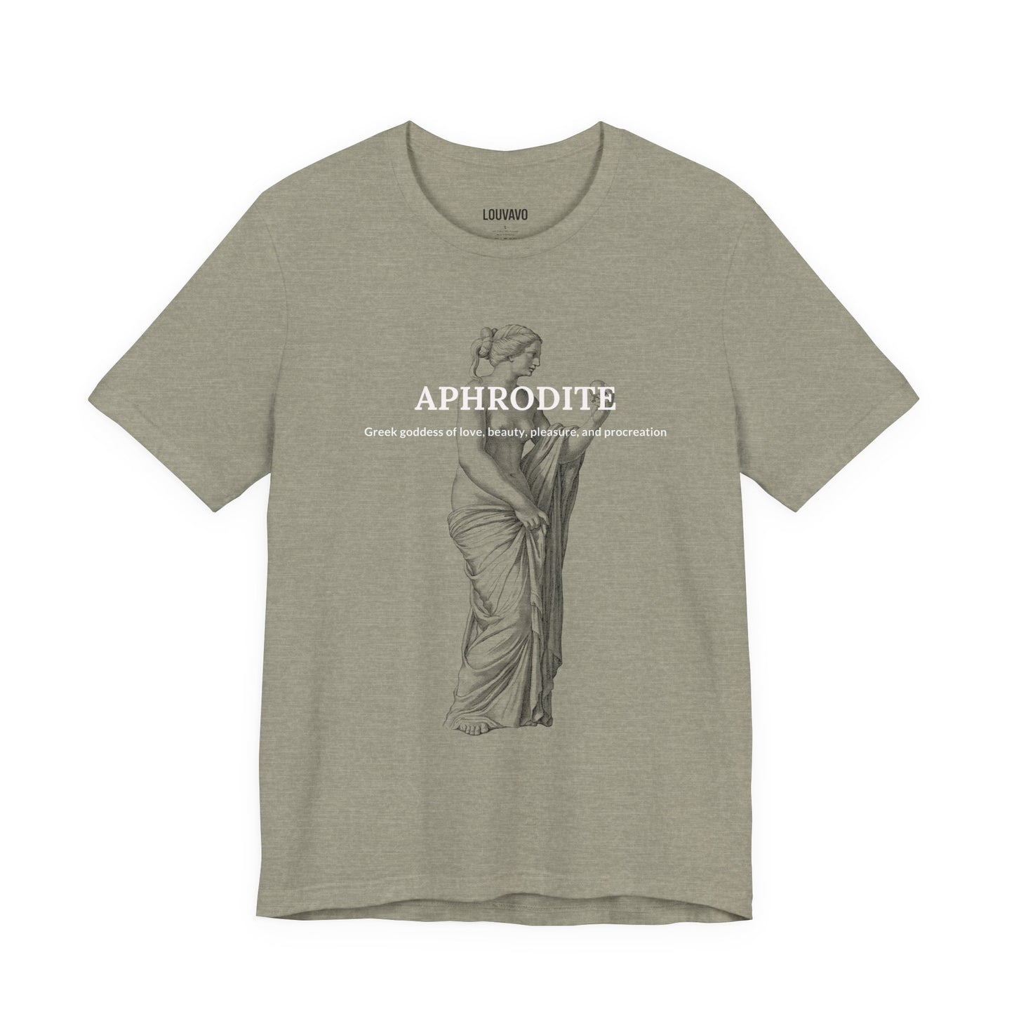Aphrodite Inspired Unisex T-Shirt, Greek Mythology Graphic Tee, Minimalist Streetwear, Art Lover Gift