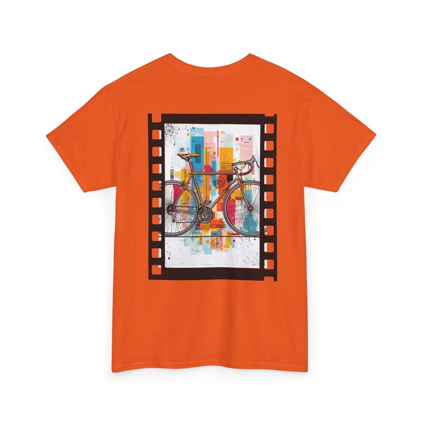 LOUVAVO Bicycle Tee – Urban Streetwear Graphic T-Shirt “Keep Moving” | Retro Bike Art Print | Unisex Casual Top