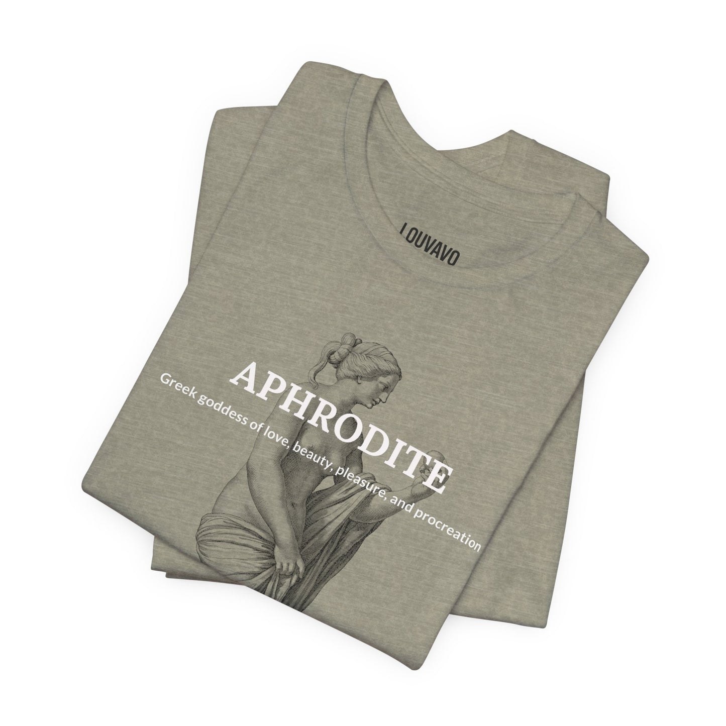 Aphrodite Inspired Unisex T-Shirt, Greek Mythology Graphic Tee, Minimalist Streetwear, Art Lover Gift