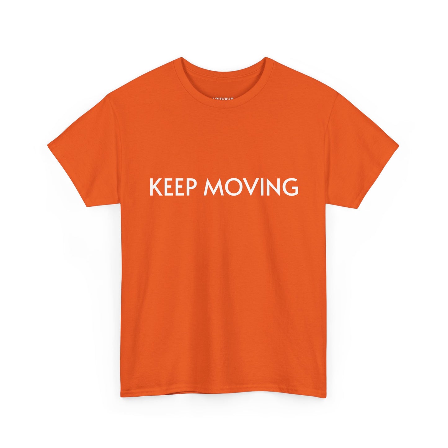 LOUVAVO Bicycle Tee – Urban Streetwear Graphic T-Shirt “Keep Moving” | Retro Bike Art Print | Unisex Casual Top