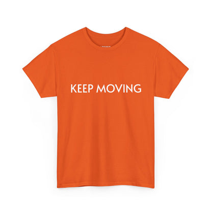 LOUVAVO Bicycle Tee – Urban Streetwear Graphic T-Shirt “Keep Moving” | Retro Bike Art Print | Unisex Casual Top