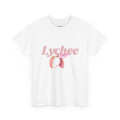 Lychee Graphic T-Shirt – Minimalist Fruit Aesthetic Tee, Casual Unisex Top