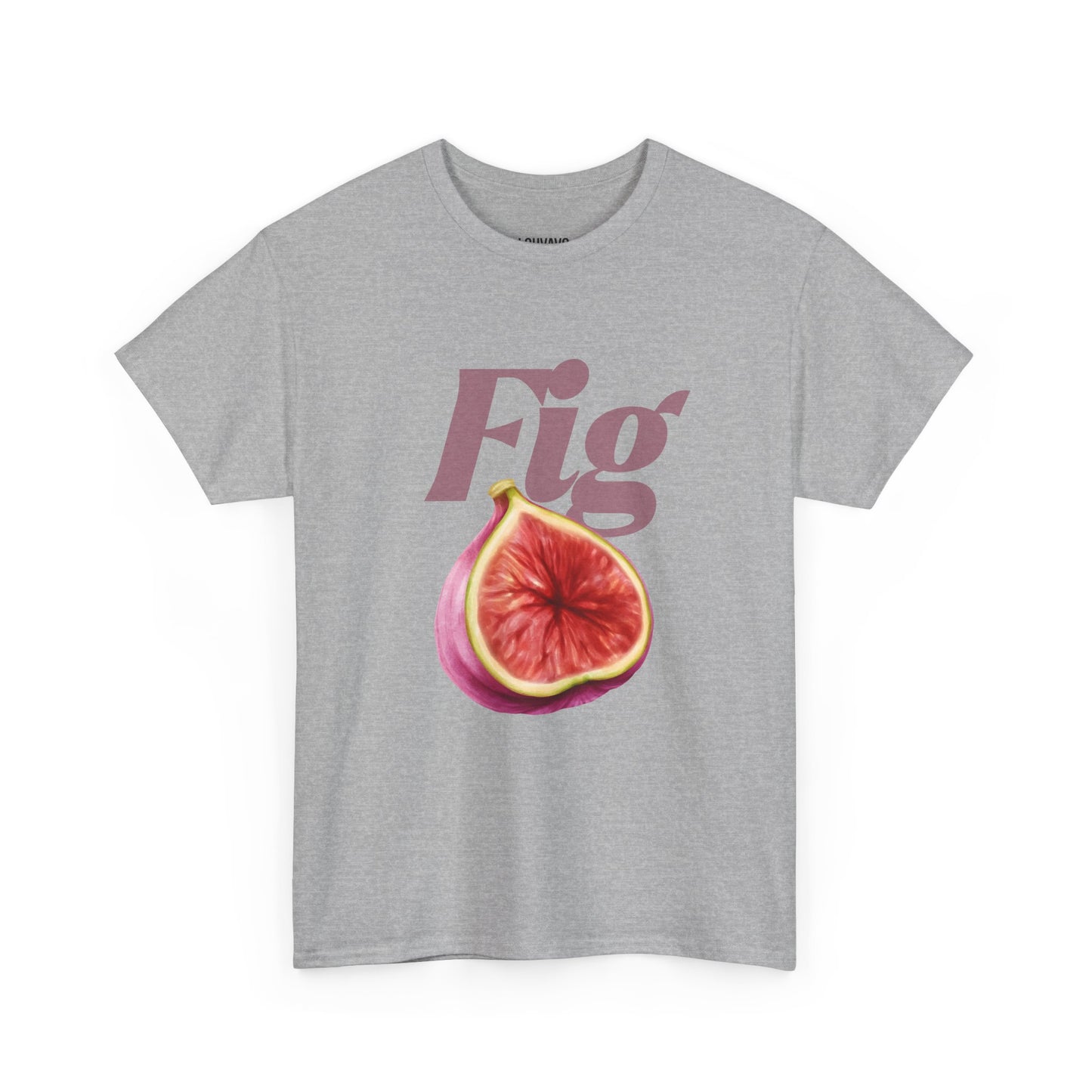 Fig Graphic Tee, Unisex Cotton Shirt, Casual Summer Wear, Gift for Fruit Lovers, Trendy Fashion Top