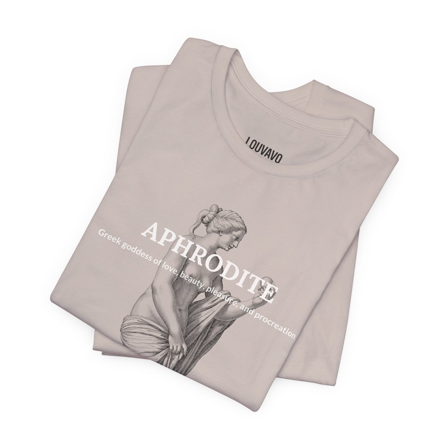 Aphrodite Inspired Unisex T-Shirt, Greek Mythology Graphic Tee, Minimalist Streetwear, Art Lover Gift