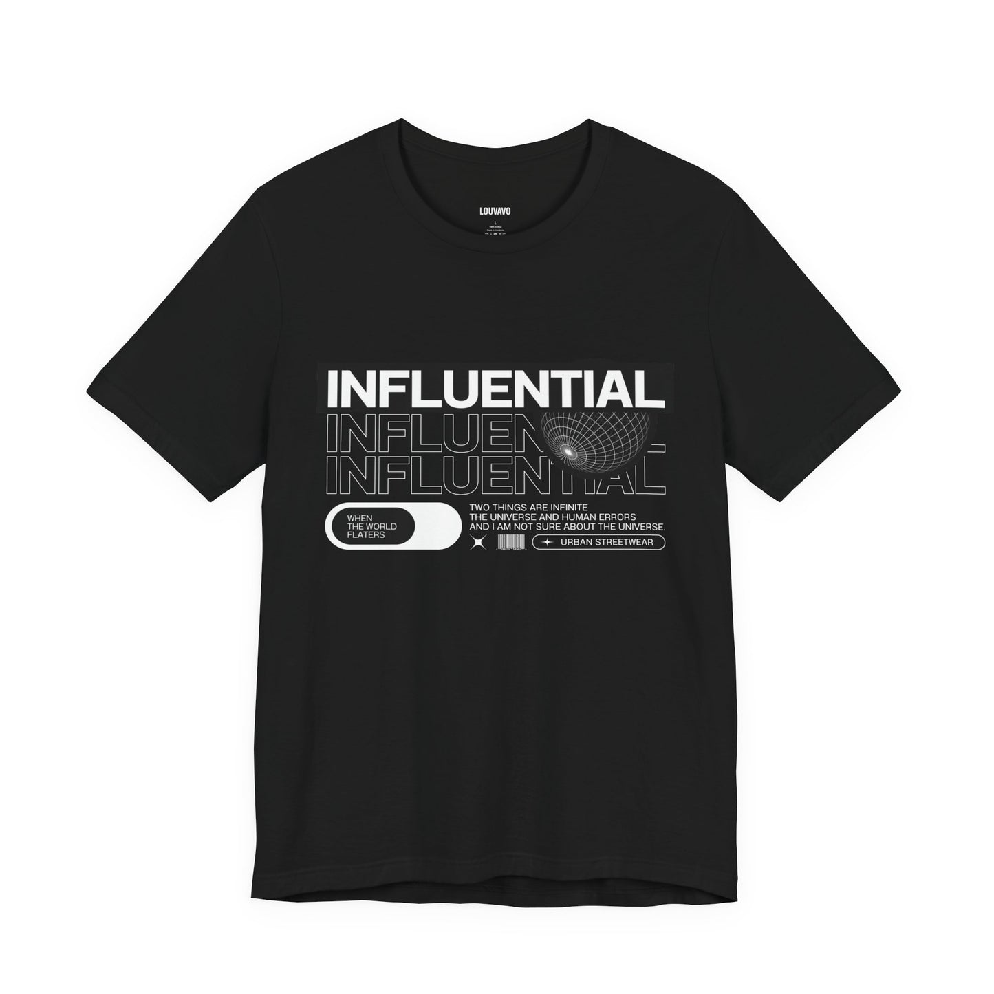 Influential Unisex Jersey Tee - Bold Statement Shirt for Trendsetters, Casual Wear, Gift for Friends, Cool Graphic Top