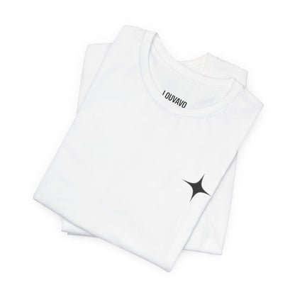 Galaxy Graphic Tee - Cosmic Art T Shirt White Unisex Casual Top Space Inspired Streetwear