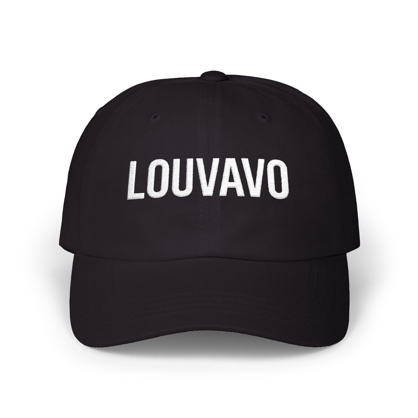 LOUVAVO Classic Embroidered Cap – Minimalist Streetwear Dad Hat, Unisex Casual Style