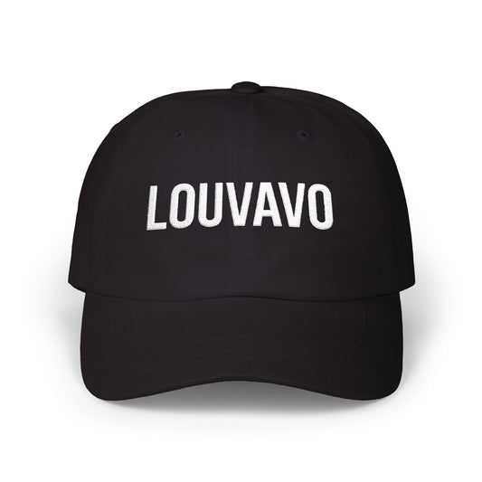 LOUVAVO Classic Embroidered Cap – Minimalist Streetwear Dad Hat, Unisex Casual Style