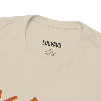 LOUVAVO FOX Rune T-Shirt | Nordic Runes Graphic Tee | Minimalist Streetwear Unisex Shirt | Phonetic Symbol Design