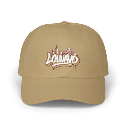 LOUVAVO Urban Skyline Embroidered Cap – Streetwear Dad Hat, Cityscape Hip Hop Style