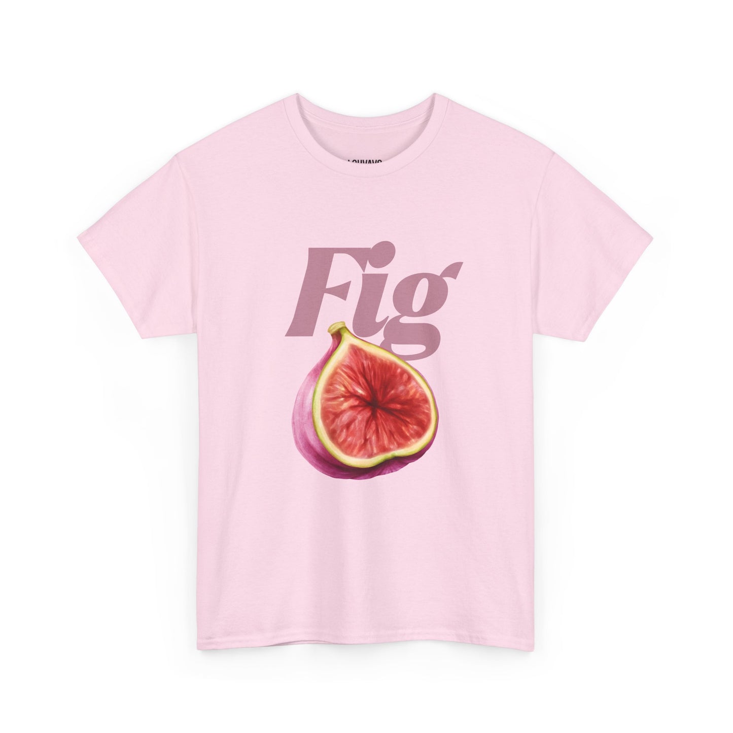 Fig Graphic Tee, Unisex Cotton Shirt, Casual Summer Wear, Gift for Fruit Lovers, Trendy Fashion Top
