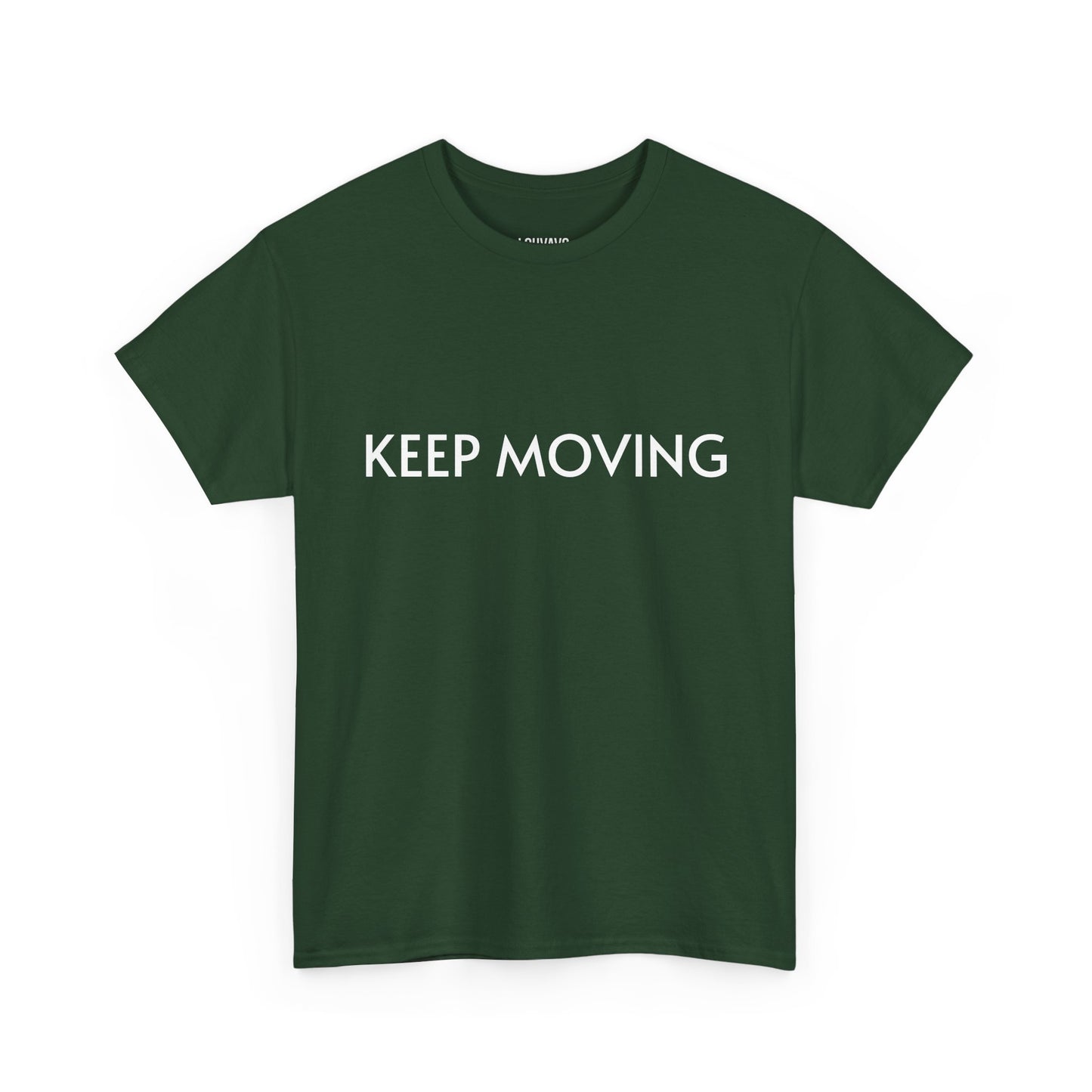 LOUVAVO Bicycle Tee – Urban Streetwear Graphic T-Shirt “Keep Moving” | Retro Bike Art Print | Unisex Casual Top