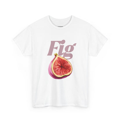 Fig Graphic Tee, Unisex Cotton Shirt, Casual Summer Wear, Gift for Fruit Lovers, Trendy Fashion Top