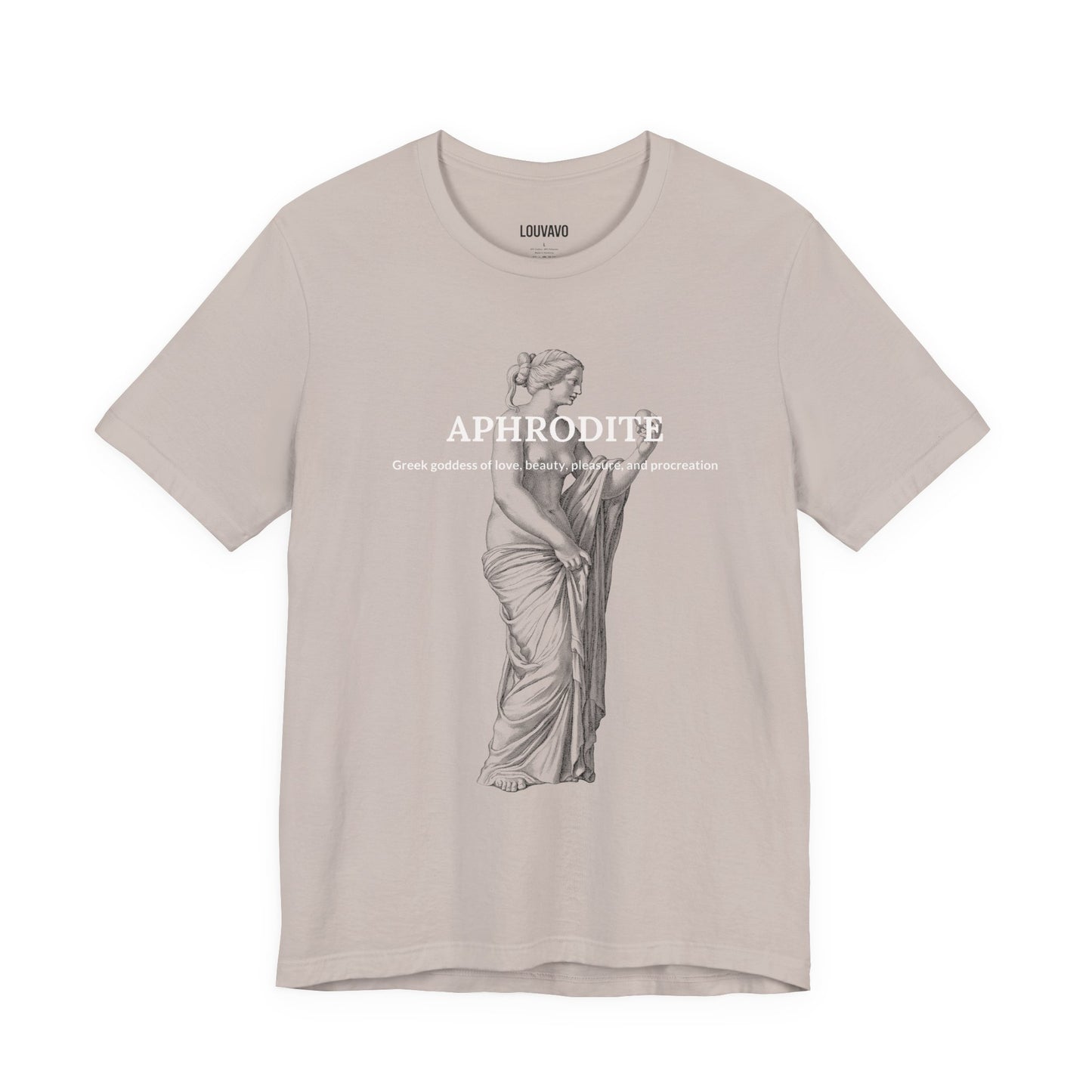 Aphrodite Inspired Unisex T-Shirt, Greek Mythology Graphic Tee, Minimalist Streetwear, Art Lover Gift