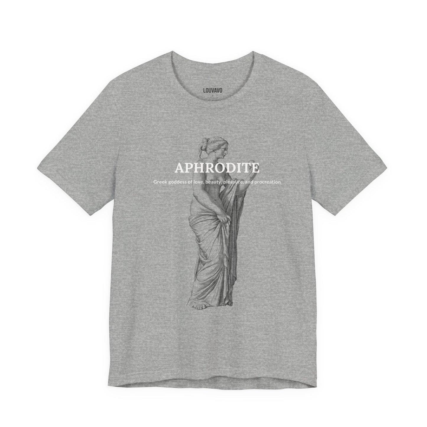 Aphrodite Inspired Unisex T-Shirt, Greek Mythology Graphic Tee, Minimalist Streetwear, Art Lover Gift