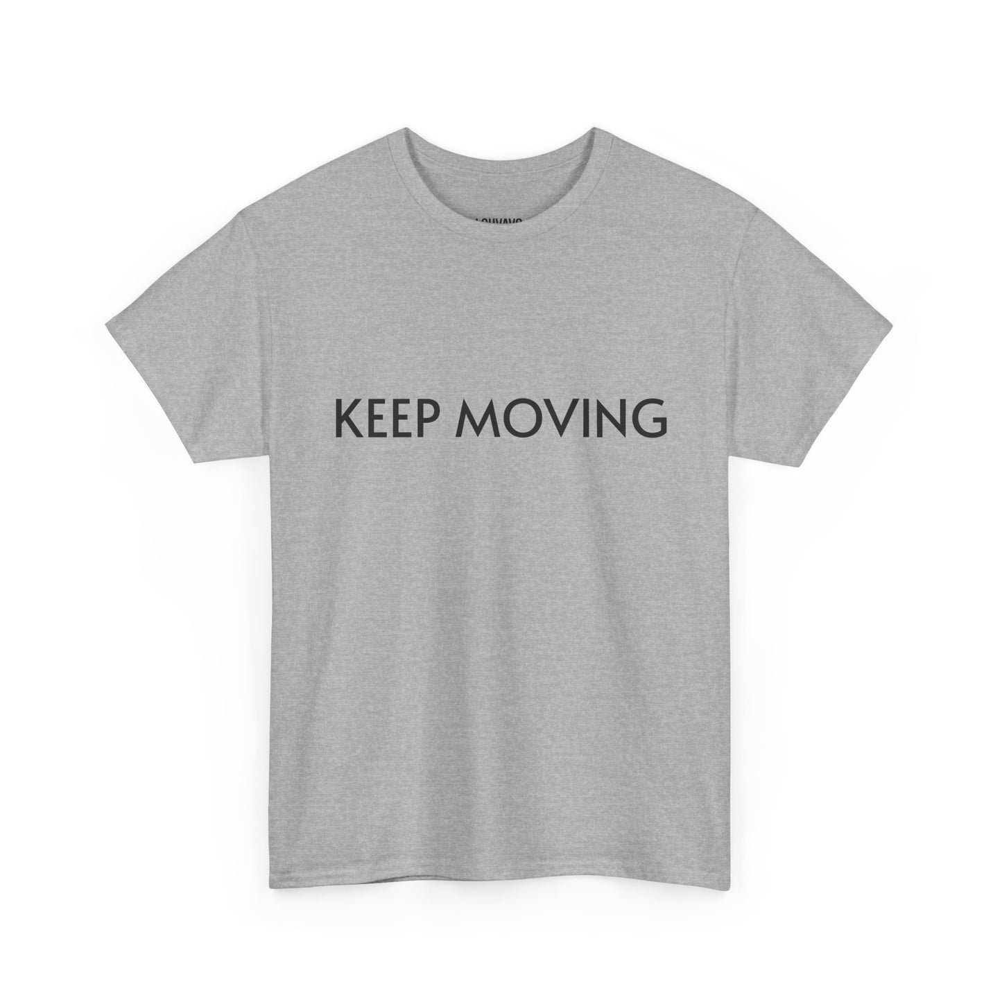 LOUVAVO Bicycle Tee – Urban Streetwear Graphic T-Shirt “Keep Moving” | Retro Bike Art Print | Unisex Casual Top