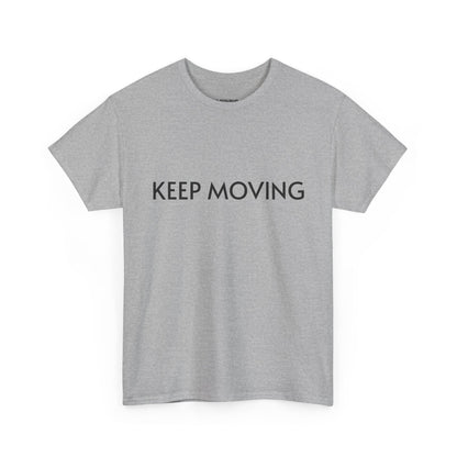 LOUVAVO Bicycle Tee – Urban Streetwear Graphic T-Shirt “Keep Moving” | Retro Bike Art Print | Unisex Casual Top